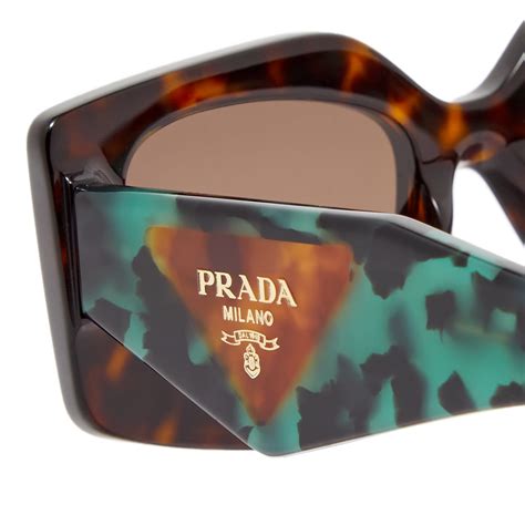 prada sunglasses black and green|unisex Prada sunglasses.